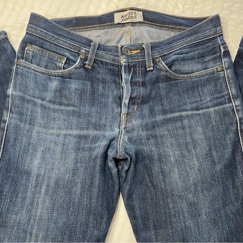 Naked & Famous Weird Guy 13.5 oz Selvage Denim jeans - Picture 11 of 14